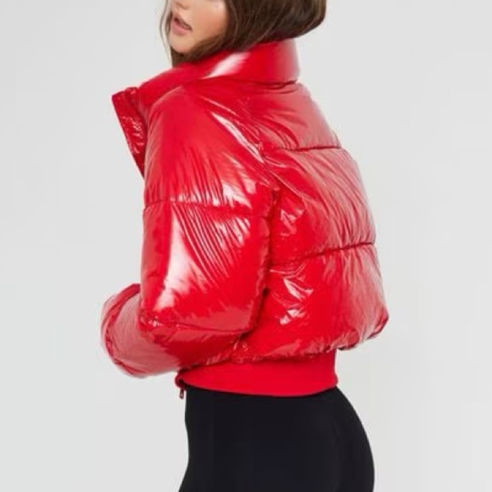 GARAGE red mini puff in large